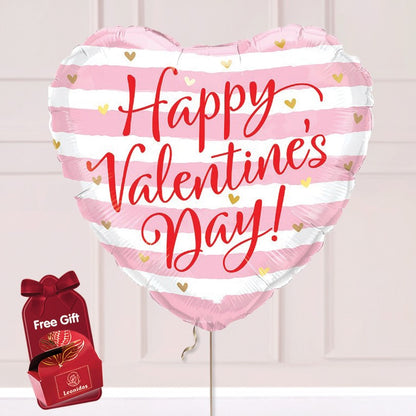 Happy Valentines Day Delivery - Candy Stripe