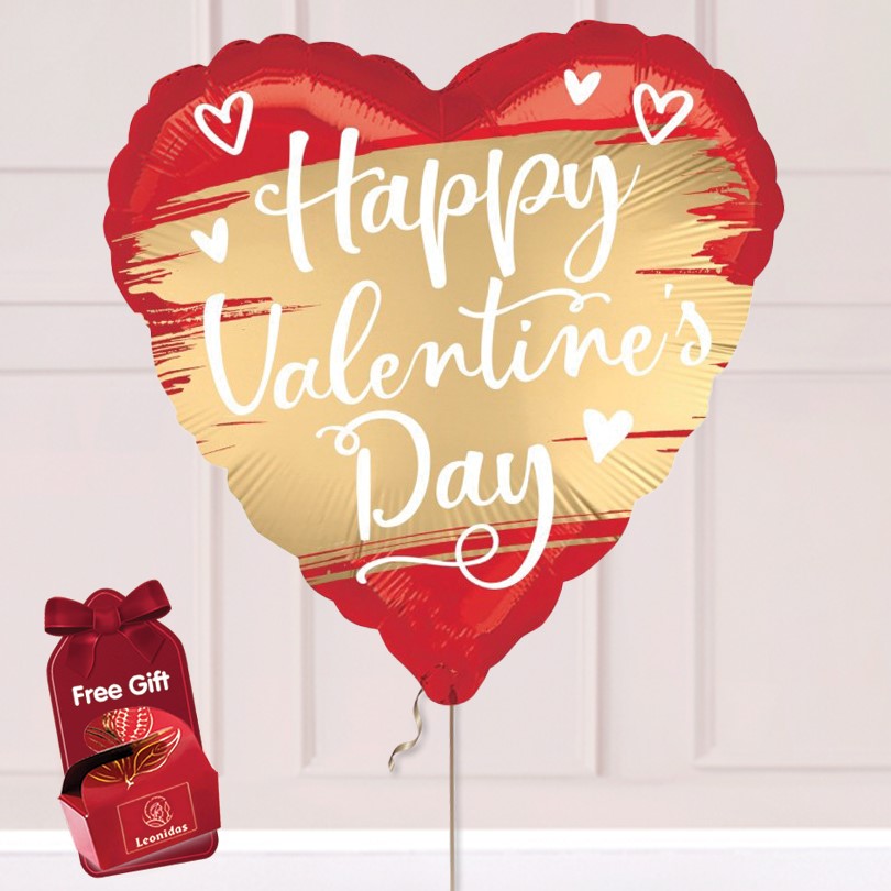 Happy Valentine Gold Swoosh Delivery