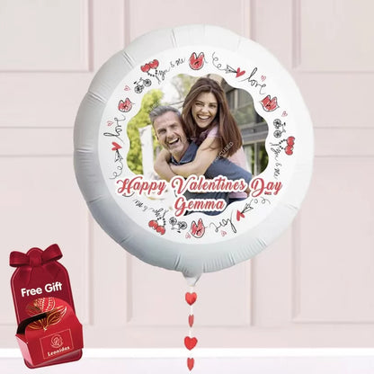 22" Personalised Photo Valentine Delivery - Kisses